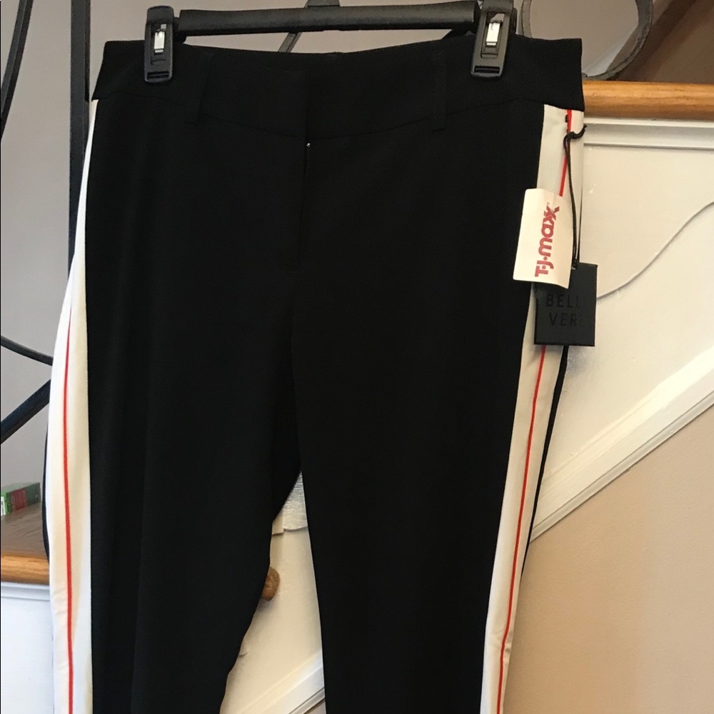 Ladies Striped Dress Pants